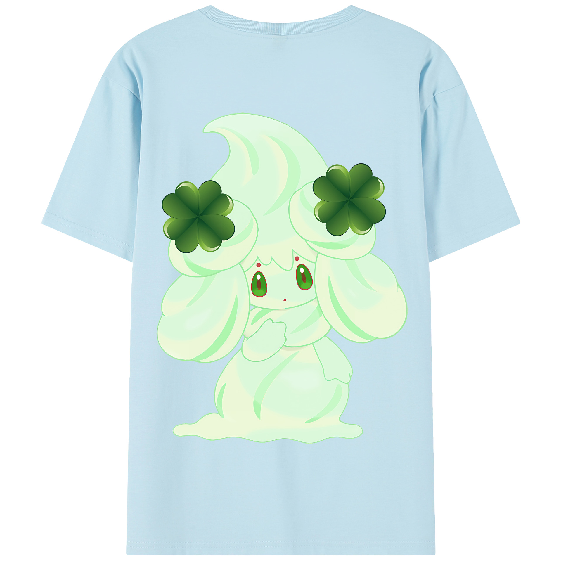 （画像用） ポケットモンスター Pokémon 綿100％半袖Tシャツ（背面プリント）